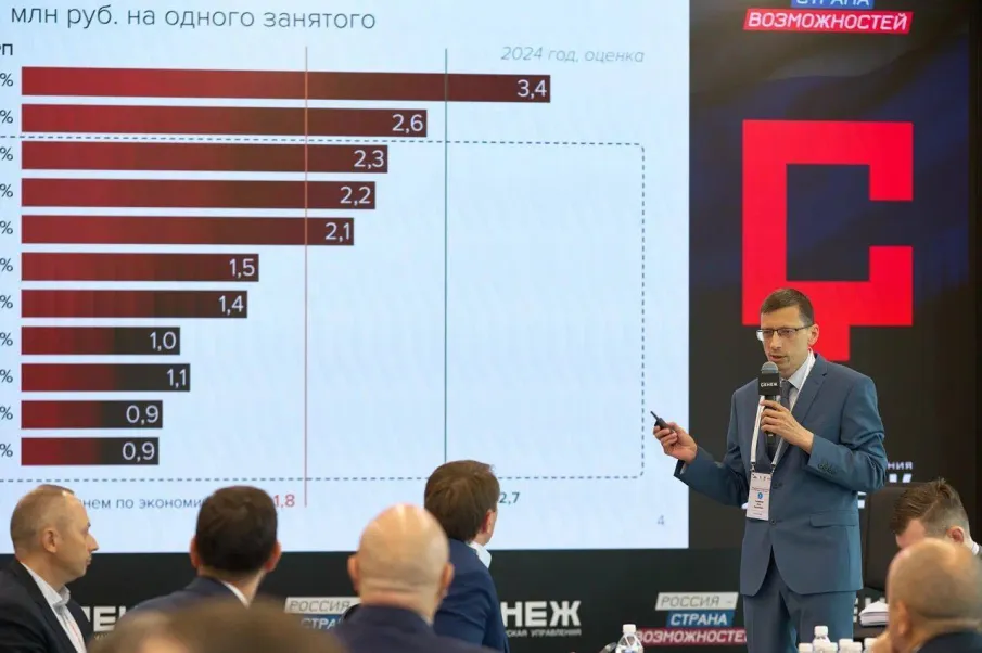 Нижегородская делегация представила опыт региона по повышению производительности труда на стратсессии в «Сенеже» 